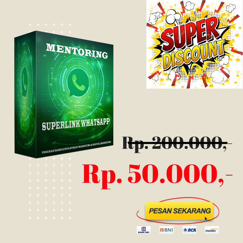 MENTORING SUPERLINK WHATSAPP